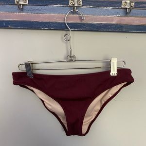 Shade & Shore Maroon bikini bottoms